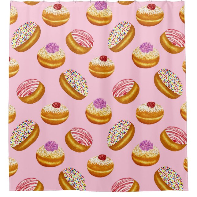 Colourful Doughnuts: Hand Drawn Watercolor (Front)