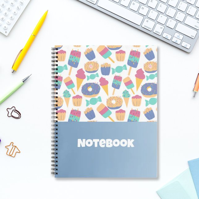 Colourful Doughnuts pattern Notebook (Creator Uploaded)