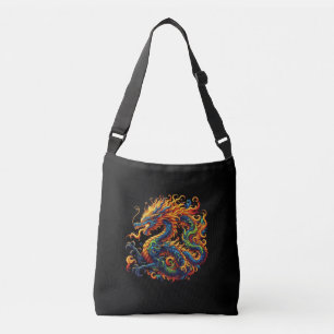 Colourful Dragon Crossbody Bag