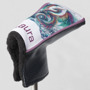 Colourful Dragon Golf Head Cover