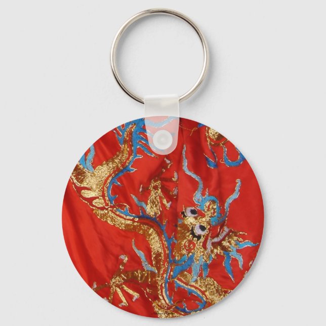 Colourful Dragon Keychain (Front)
