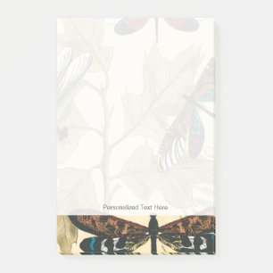 Colourful Dragonflies Floating Above Leaves Post-it Notes