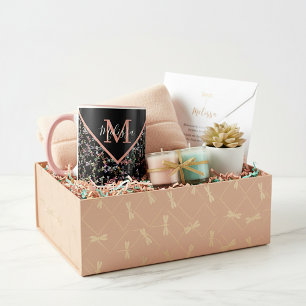 Colourful dragonflies personalized   mug