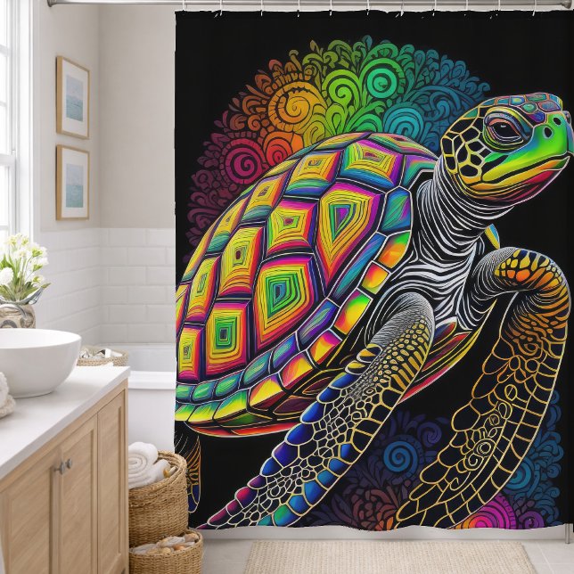 Colourful Drawing of Sea Turtle (Creator Uploaded)