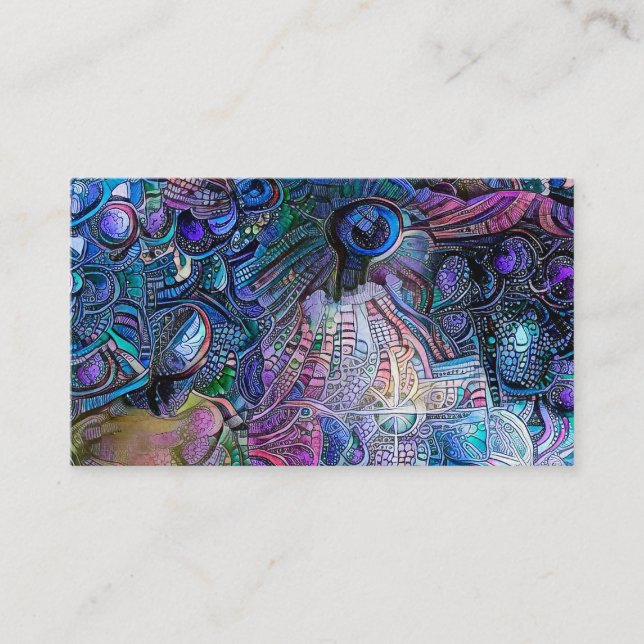 Colourful Dreams Business Card (Front)