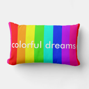 colourful dreams lumbar pillow