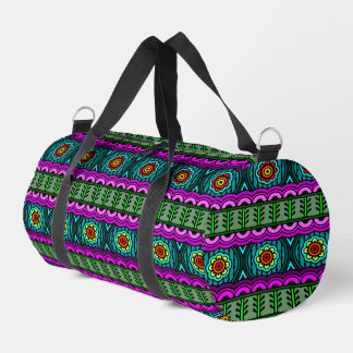 Colourful duffle bag