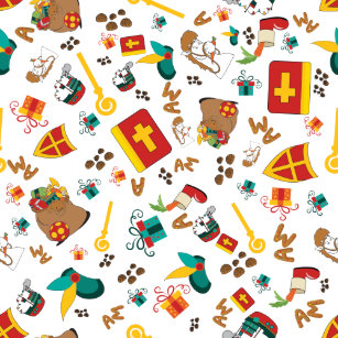 Sinterklaas Wrapping Paper Gift Wrap More Zazzle Ca