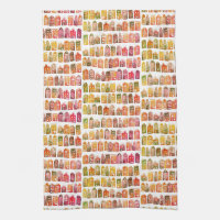 Colourful Dutch Houses Amsterdam Pattern Red Yello