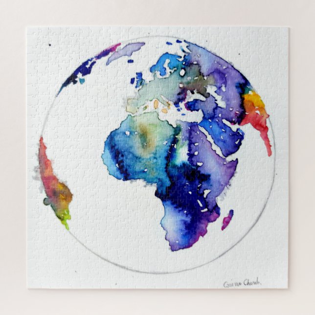 Colourful Earth  Jigsaw Puzzle (Vertical)