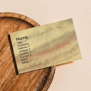 Colourful Earth Textures Business Card