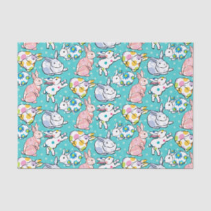 Colourful Easter Bunnies Tissue Paper