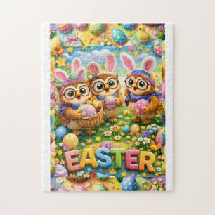 Colourful Easter celebration puzzle