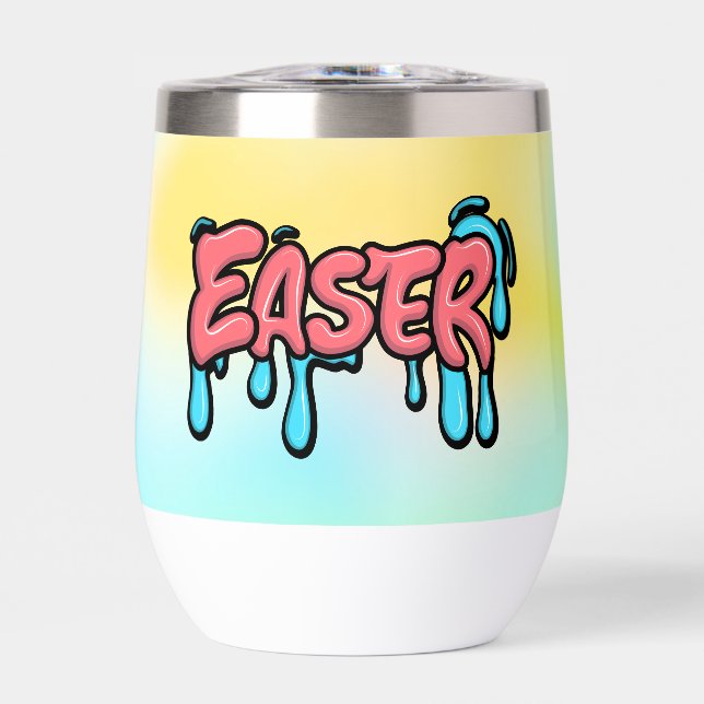 Colourful Easter Drip Text Graffiti Style Design (Front)