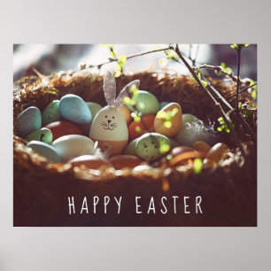 Colourful Easter Egg Pictures Easter Egg Day Cute Poster