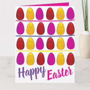 Colourful Easter Eggs  Card