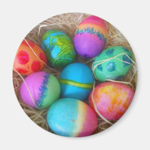 Colourful Easter Eggs Magnet