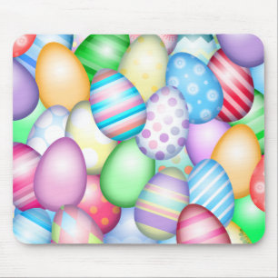Colourful Easter Eggs Mouse Pad