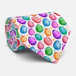 Colourful Easter Eggs Neck Tie
