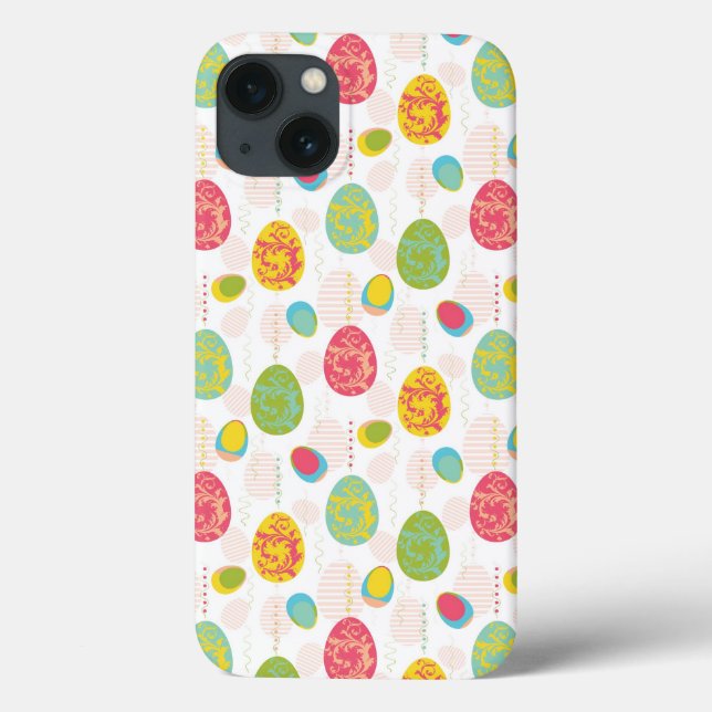 Colourful Easter Eggs Pattern Case-Mate iPhone Case (Back)