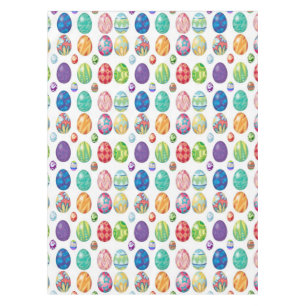 Colourful Easter Eggs Pattern Tablecloth