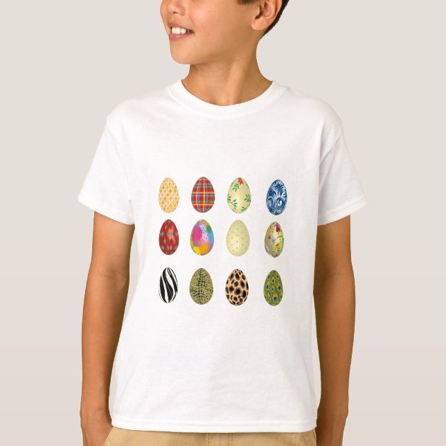colourful easter eggs T-Shirt (Front)