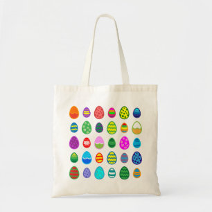 Colourful Easter Eggs Tote Bag