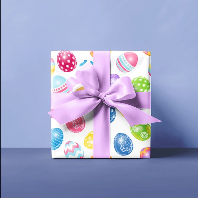 Colourful Easter Eggs Wrapping Paper (Creator Uploaded)