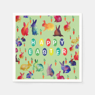 Colourful Easter Paper Napkins