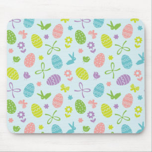 Colourful Easter Spring Pattern   Mousepad