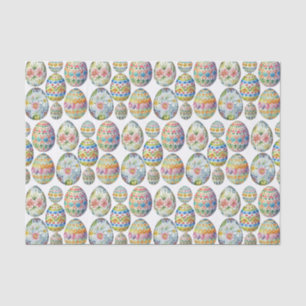 Colourful Easter Whimsical  Egg Pattern Tissue Paper