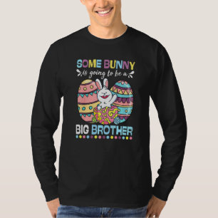 Colourful Egg Big Brother Bunny Easter Pregnancy A T-Shirt