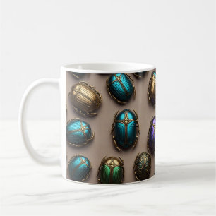 Colourful Egyptian Scarabs Coffee Mug