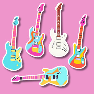 Colourful Electric Guitar Set Waterproof 