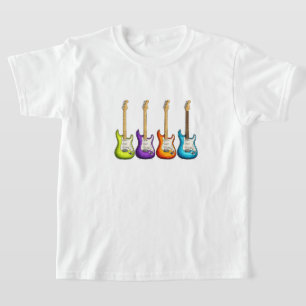 Colourful Electric Guitar T-Shirt
