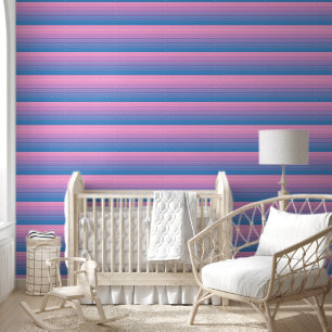 Colourful elegant and stylish Striped  Lines peel  Wallpaper
