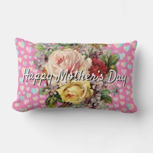 Colourful Elegant Mother’s Day Pillow