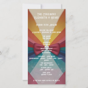 Colourful Elegant Rainbow Wedding