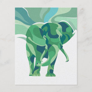 Colourful Elephant Gift   Funny Gift For Valentine Flyer
