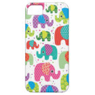 Colourful elephant kids pattern iphone 5 case