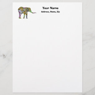 Colourful Elephant Letterhead