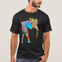 Colourful Elephant Patterns Cute Mosaic Art Animal