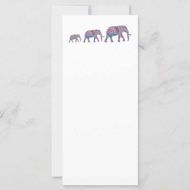 Colourful elephants (Front)