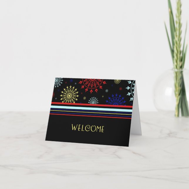 Colourful Employee Welcome to the Team Card (Front)