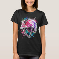 colourful equestrian helmet