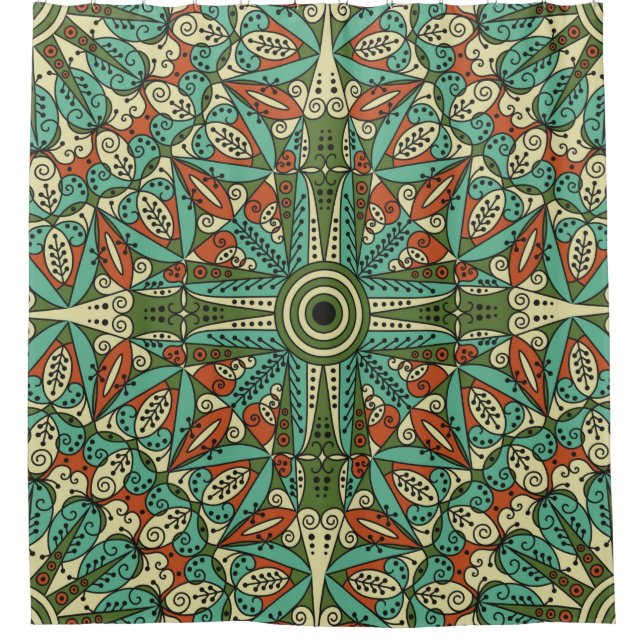Colourful ethnic patterned background. Arabesque v (Front)