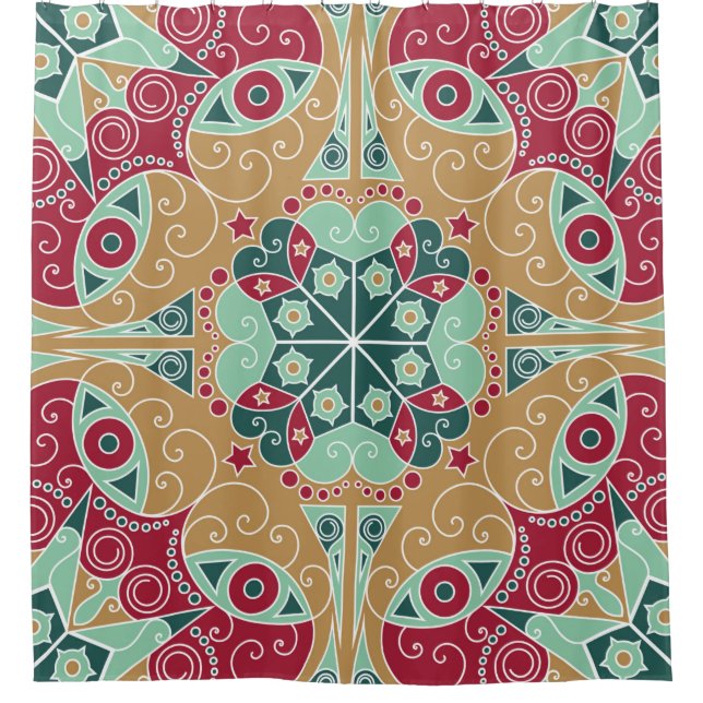Colourful ethnic patterned background. Arabesque v (Front)