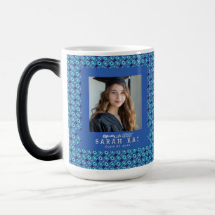 Colourful Ethnic Print Graduation Gift Magic Mug