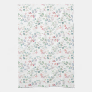 Colourful Eucalyptus Foliage Kitchen Towel