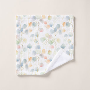Colourful Eucalyptus Foliage Wash Cloth